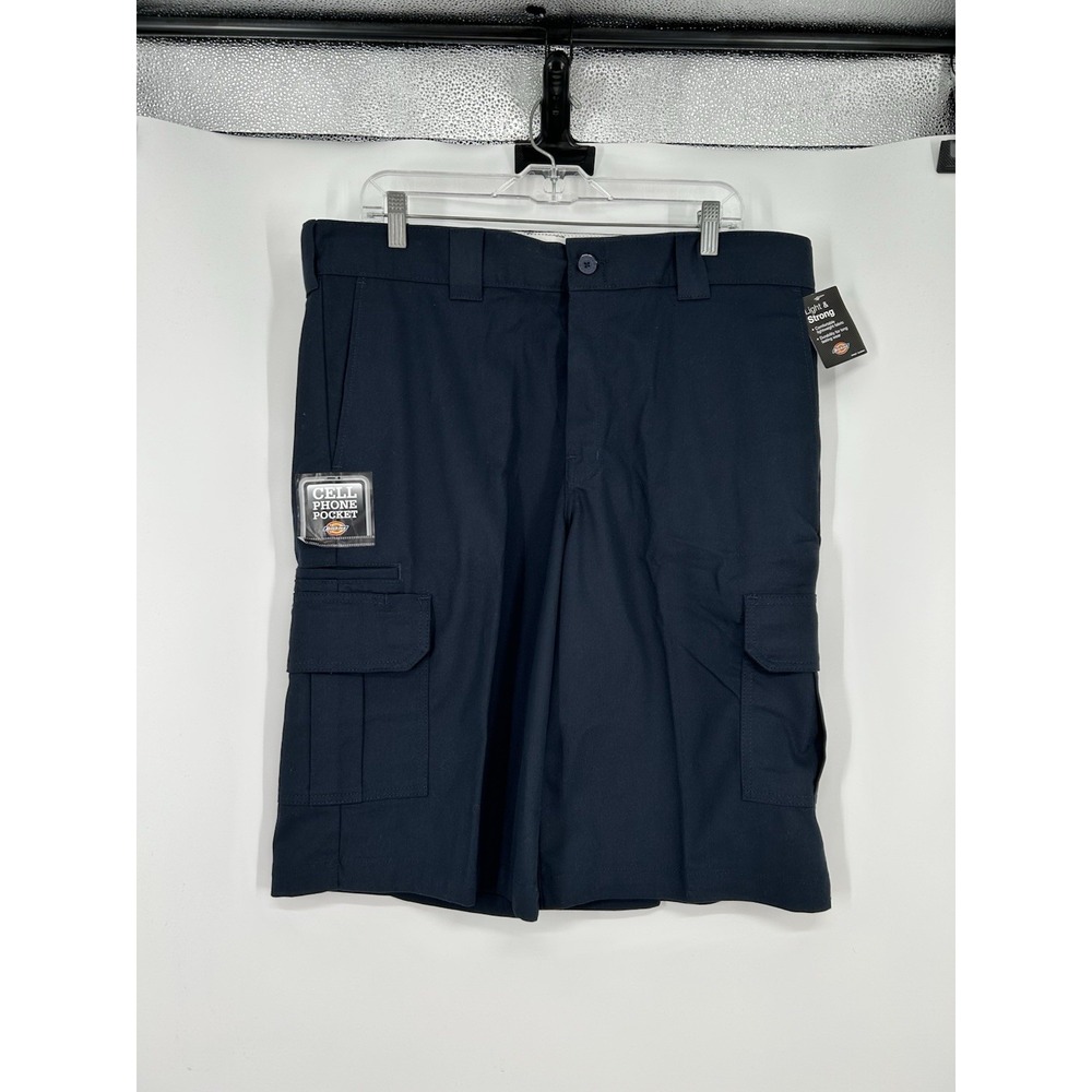 Dickies Navy Cargo Work Shorts with Utility Pockets
